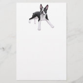Boston Terrier Stationery Briefpapier (Voorkant)