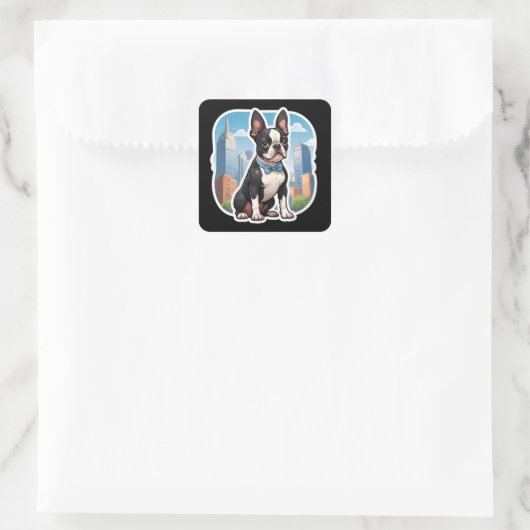 Boston Terrier Sticker (Tas)