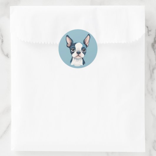 Boston Terrier Sticker (Tas)