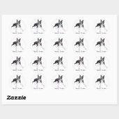 Boston Terrier Sticker (Vel)