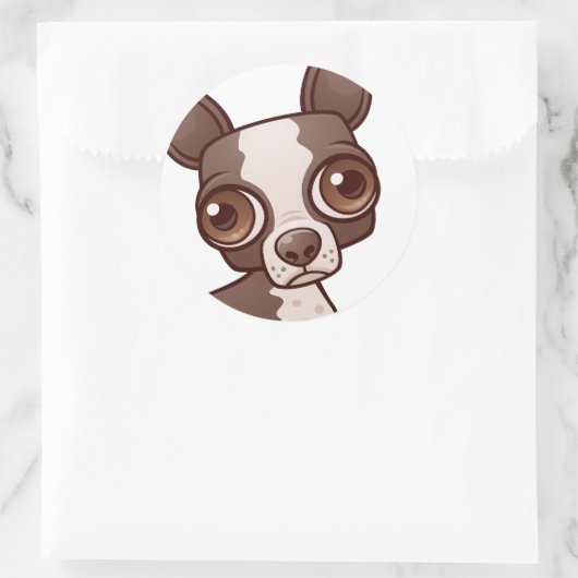 Boston Terrier Sticker (Tas)
