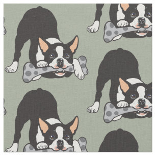 Boston Terrier Stof