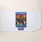 Boston Terrier Strandlaken (Voorkant)