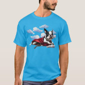 Boston Terrier Super Hero T-shirt (Voorkant)