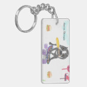 Boston Terrier Sweet Dream Sleutelhanger (Voorkant Links)