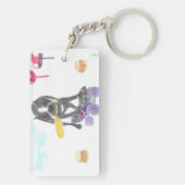 Boston Terrier Sweet Dream Sleutelhanger (achterkant)
