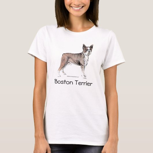 Boston Terrier T-shirt (Voorkant)