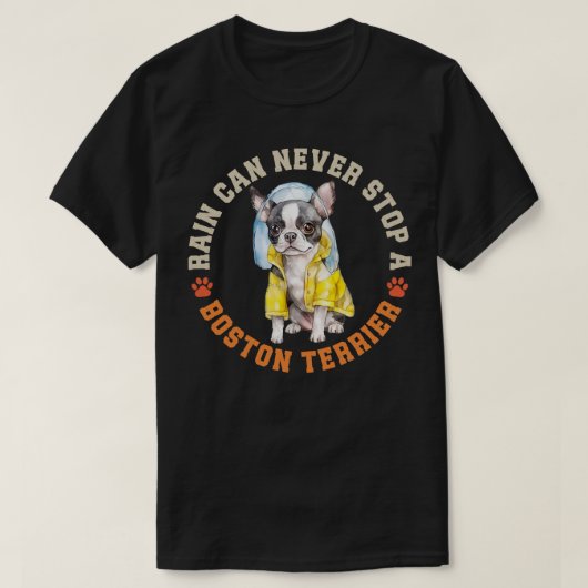 Boston Terrier T-shirt (Design voorkant)