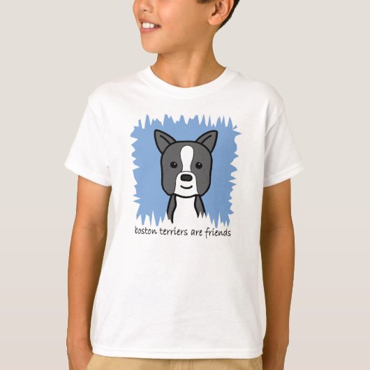 Boston Terrier T-shirt (Voorkant)