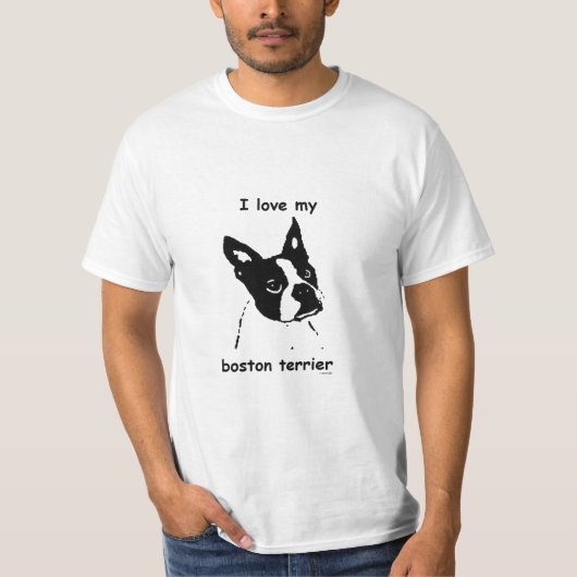 Boston Terrier T-shirt (Voorkant)