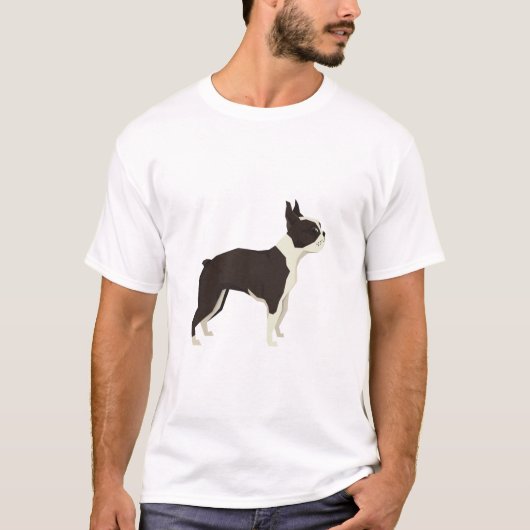 Boston Terrier T-shirt (Voorkant)