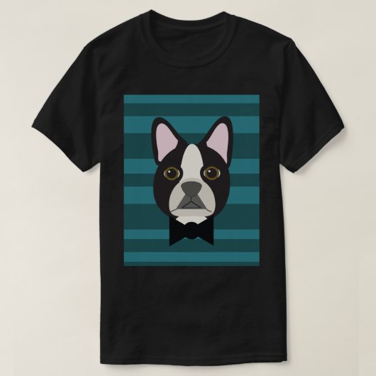 Boston Terrier T-shirt (Design voorkant)