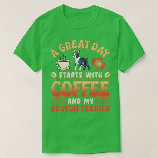 Boston Terrier T-shirt (Design voorkant)