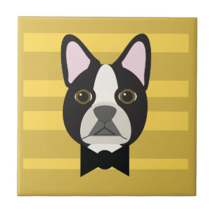 Boston Terrier Tegeltje
