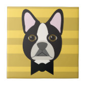 Boston Terrier Tegeltje (Voorkant)