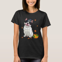 Boston Terrier Thanksgiving-kleding Pilgrim Turkey