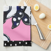 Boston Terrier Theedoek (Quarter Fold)