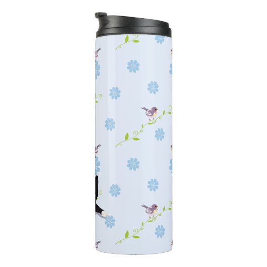 Boston Terrier Thermosbeker (Geroteerd rechts)