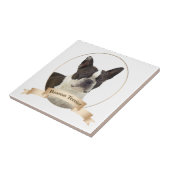 Boston Terrier Tile Tegeltje (Zijkant)