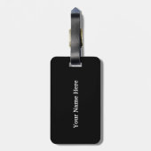 Boston Terrier Time to Travel Pink Bagagelabel (Achterkant verticaal)