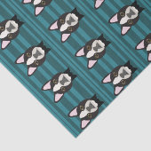 Boston Terrier Tissuepapier (Detail)