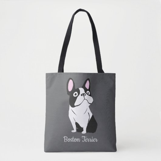 Boston terriër tote bag (Voorkant)