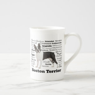 Boston Terrier Traits Bone China Mok