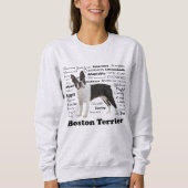 Boston Terrier Traits Sweatshirt (Voorkant)