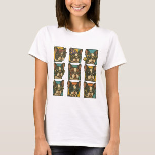 Boston Terrier Trendsetters T-shirt