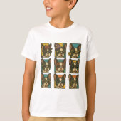 Boston Terrier Trendsetters T-shirt (Voorkant)