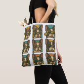Boston Terrier Trendsetters Tote Bag (Dichtbij)