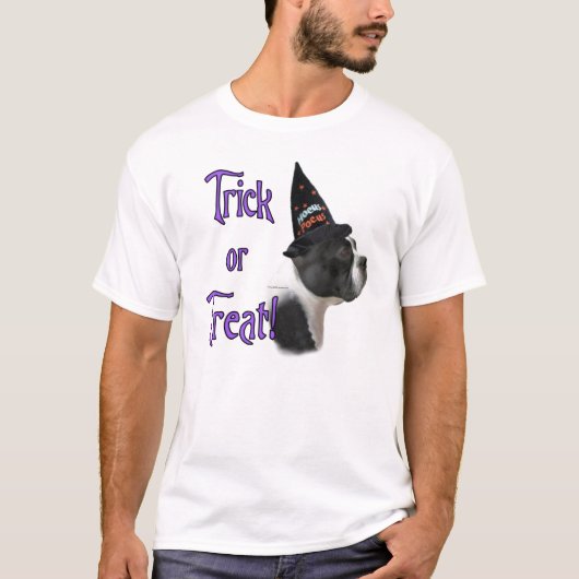 Boston Terrier Trick T-shirt (Voorkant)