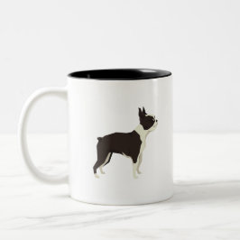 Boston Terrier Tweekleurige Koffiemok
