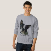 Boston Terrier Unisex Sweatshirt (Voorkant volledig)