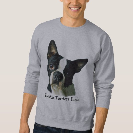 Boston Terrier Unisex Sweatshirt (Voorkant)