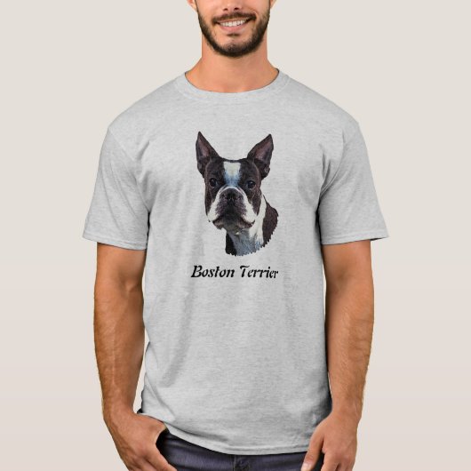 Boston Terrier v3 T-shirt (Voorkant)
