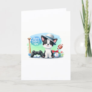 Boston Terrier Vaderdag kaart