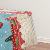 Boston Terrier Vakantie Bakken: Feestelijke Kerstm Tafelkleed (Voorbeeld)