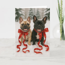 Boston Terrier Vakantie Kaart
