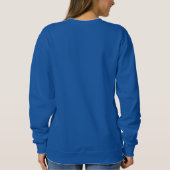 Boston Terrier, VALENTIJN SWEATSHIRT Royal (Achterkant)