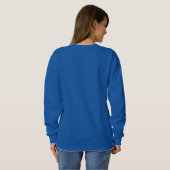 Boston Terrier, VALENTIJN SWEATSHIRT Royal (Achterkant volledig)