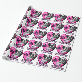 Boston Terrier Valentijnsdag Cadeaupapier