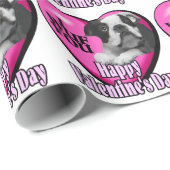 Boston Terrier Valentijnsdag Cadeaupapier (Rol Hoek)