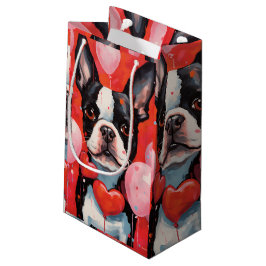 Boston Terrier-Valentijnsdag Klein Cadeauzakje