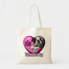 Boston Terrier Valentijnsdag Tote Bag