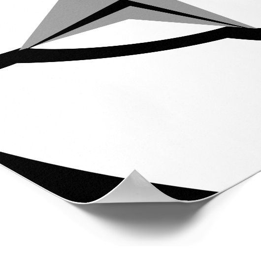 Boston Terrier Vector Portrait Poster (Hoek)