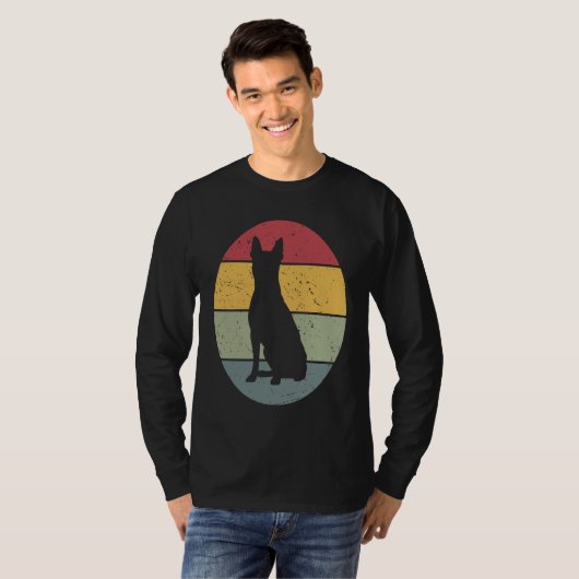 Boston Terrier Vintage T-shirt (Voorkant volledig)
