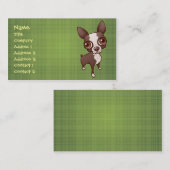 Boston Terrier Visitekaartje (Voorkant / Achterkant)