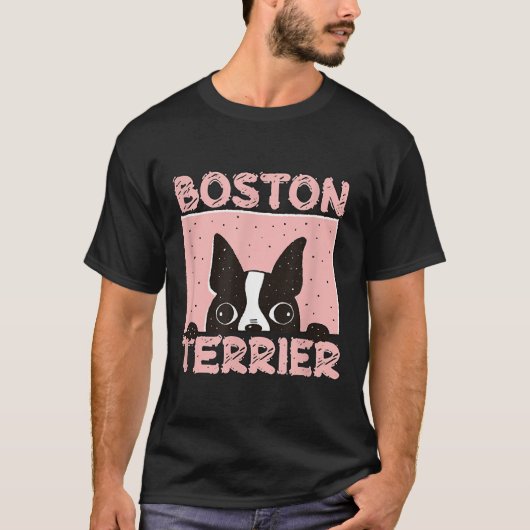 Boston Terrier voor Dog T-shirt (Voorkant)