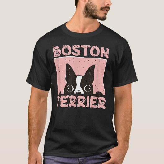 Boston Terrier voor Dog T-shirt (Voorkant)